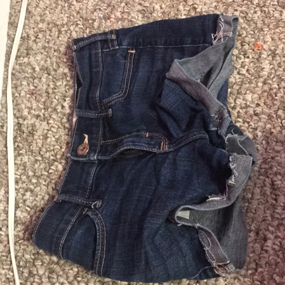 abercrombie denim shorts